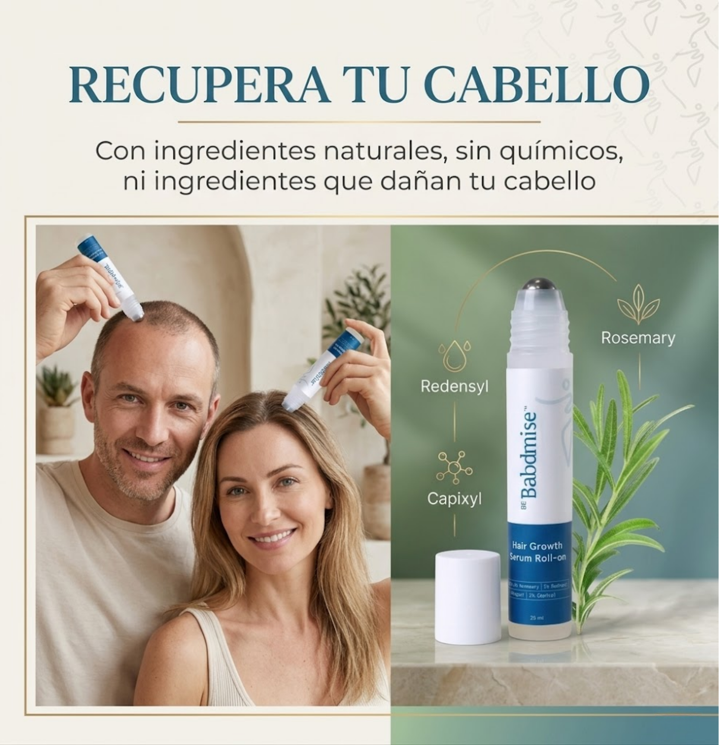 Badmise Sérum Capilar: Multiplica el Volumen de tu Cabello desde la Raíz.
